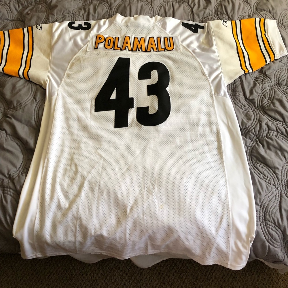 POLAMALU AUTHENTIC NFL STEELERS JERSEY SIZE 54